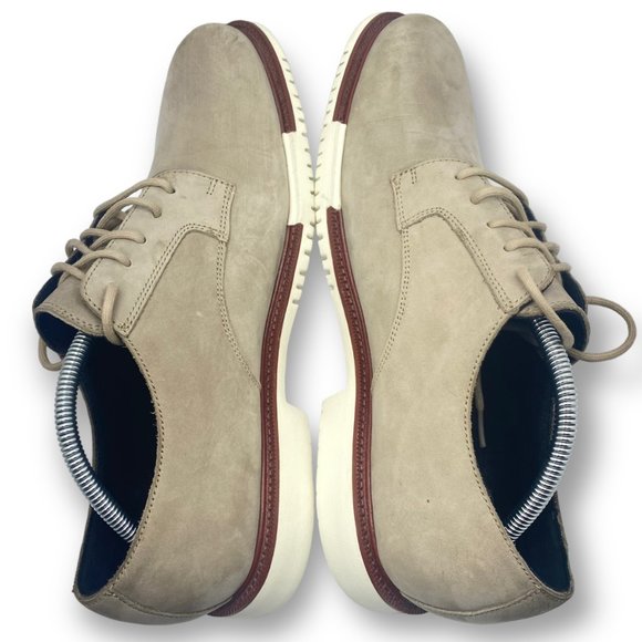 Cole Haan Shoes Men’s 10.5 M Oxfords derbys Tan Suede Plain Toe Grand Os C21556 - Picture 3 of 8